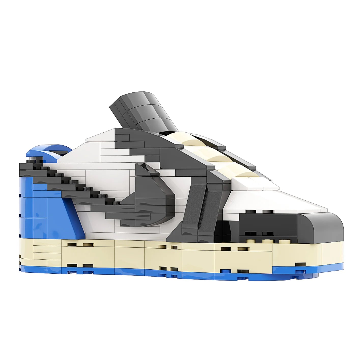 Sneaker Bricks Jordan 1 Low Fragment X Travis Scott Mini Figure