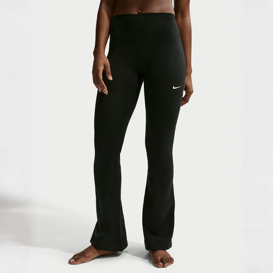 Nike One High-Waisted Flared Leggings: Black