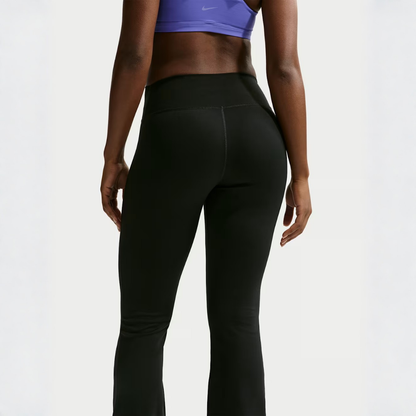 Nike One High-Waisted Flared Leggings: Black