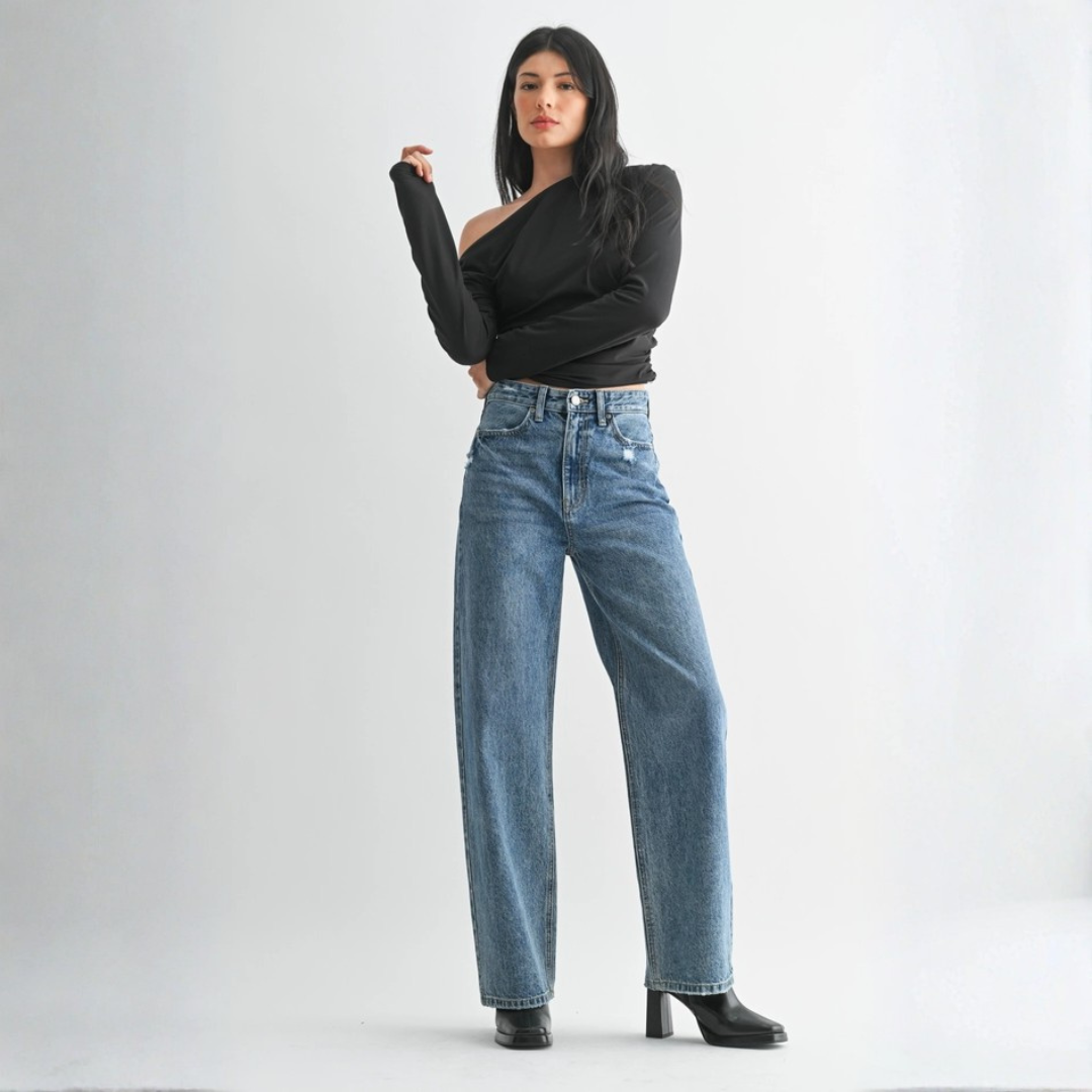 Emilia High Waisted Skater Jean