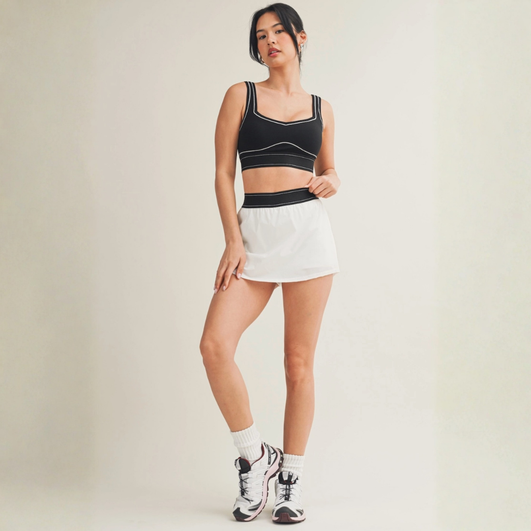 Blair Skort: White