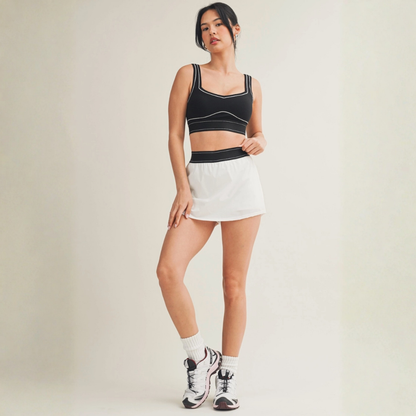 Blair Skort: White