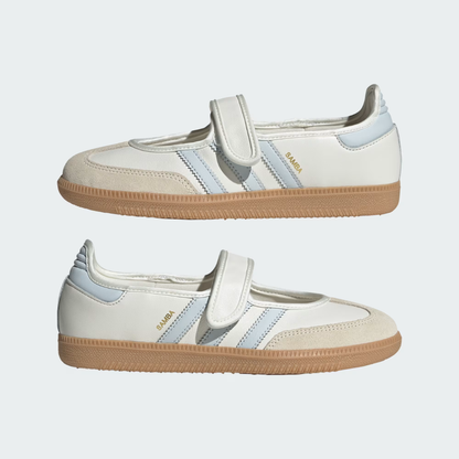 adidas Samba Jane White Blue Gum Women's