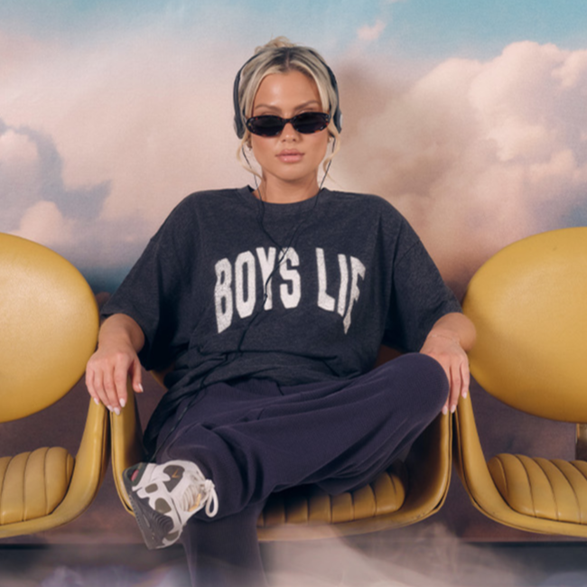 BOYS LIE - MAJORING IN MOVING ON SLUB BF TEE