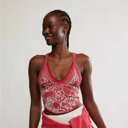 FP Movement - Day Dream Colorblock Cami: Cranberry