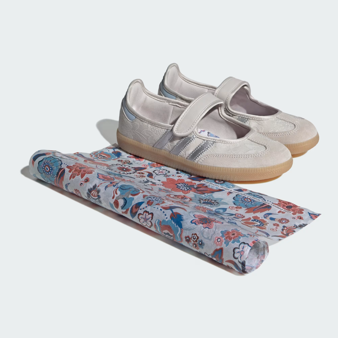 adidas Samba Jane Liberty London Chalk Pearl Silver Women's