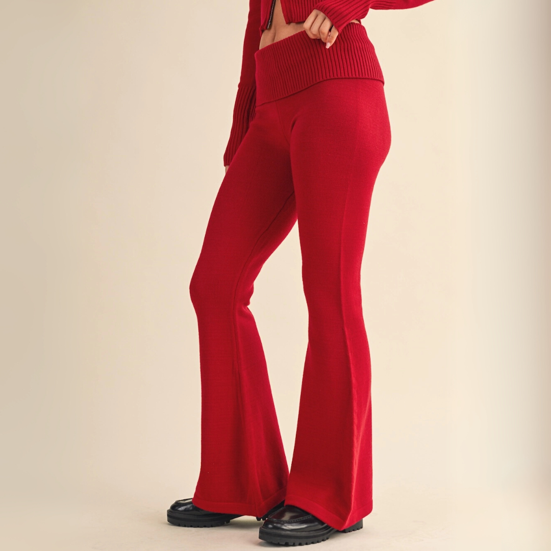 Nova Yoga Pants: Cherry
