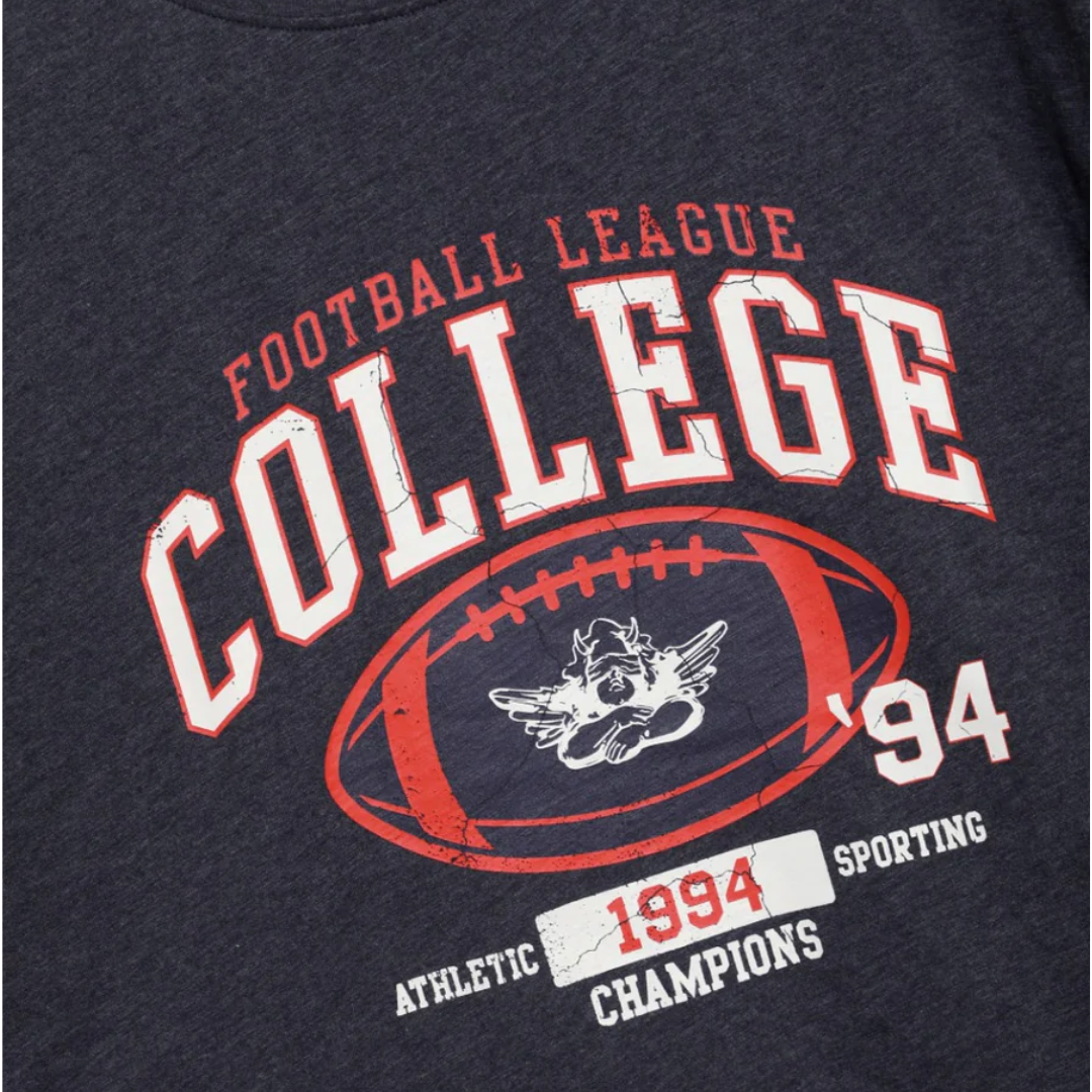 BOYS LIE - OUT OF THEIR LEAGUE HEATHER BF TSHIRT