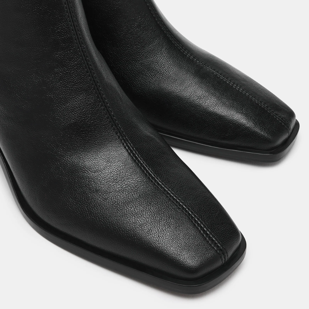 Eralyn Black Block Heel Boot