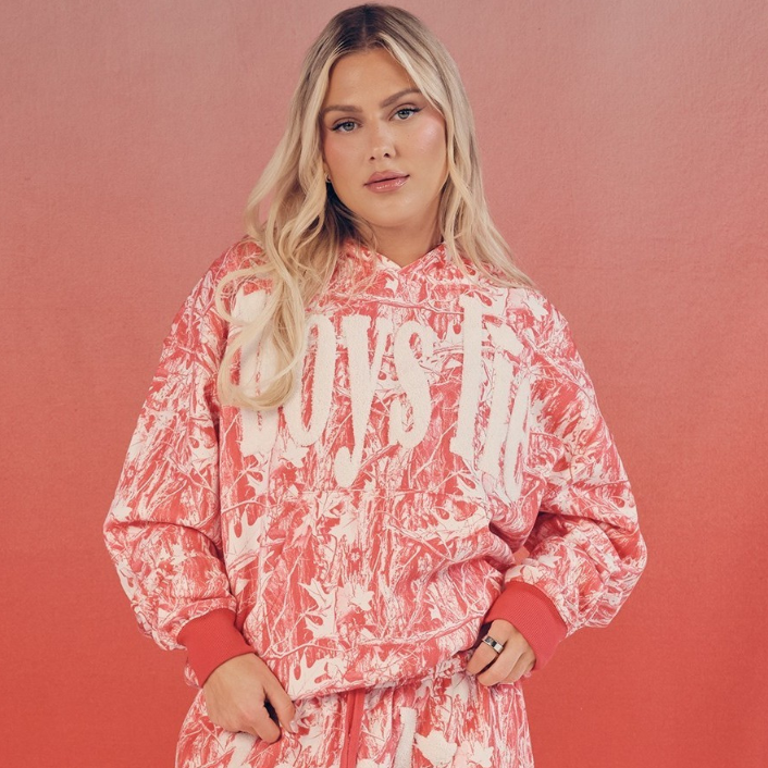 BOYS LIE – RED MANHUNT RACER HOODIE