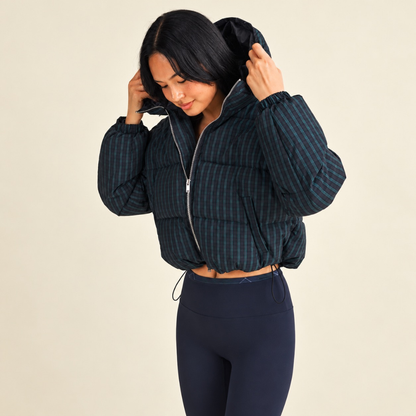Joan Plaid Puffer Jacket