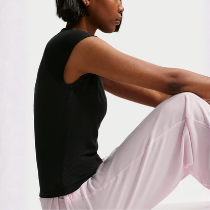 Nike Sportswear Chill Knit Ribbed Tee: Black