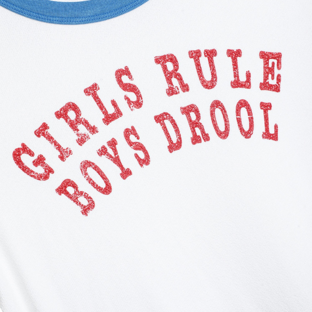 BOYS LIE - GIRLS RULE BOYS DROOL BABY TEE