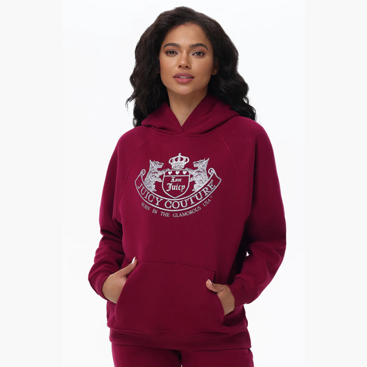 Juicy Couture - Oversized Fleece Scottie Dog Hoodie