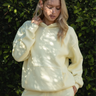 The Off Duty Hoodie: Lemon Cream