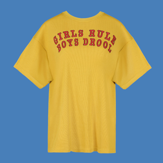 BOYS LIE - GIRLS RULE BOYS DROOL BF TEE