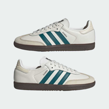 adidas Samba OG White Legacy Teal Women's
