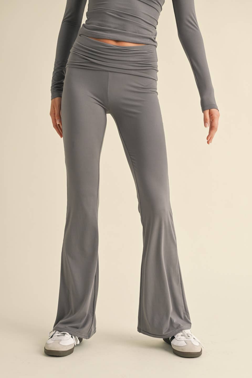 Tessa Soft Knit Foldover Yoga Pants