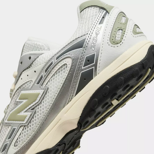 New Balance 204L Silver Metallic Sage Green