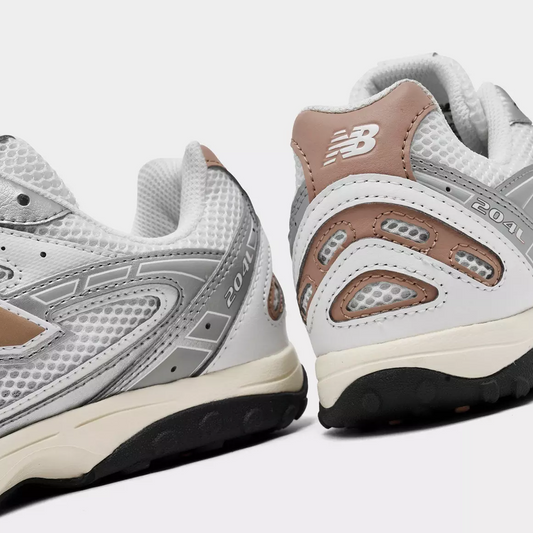New Balance 204L Silver Metallic Flat Taupe