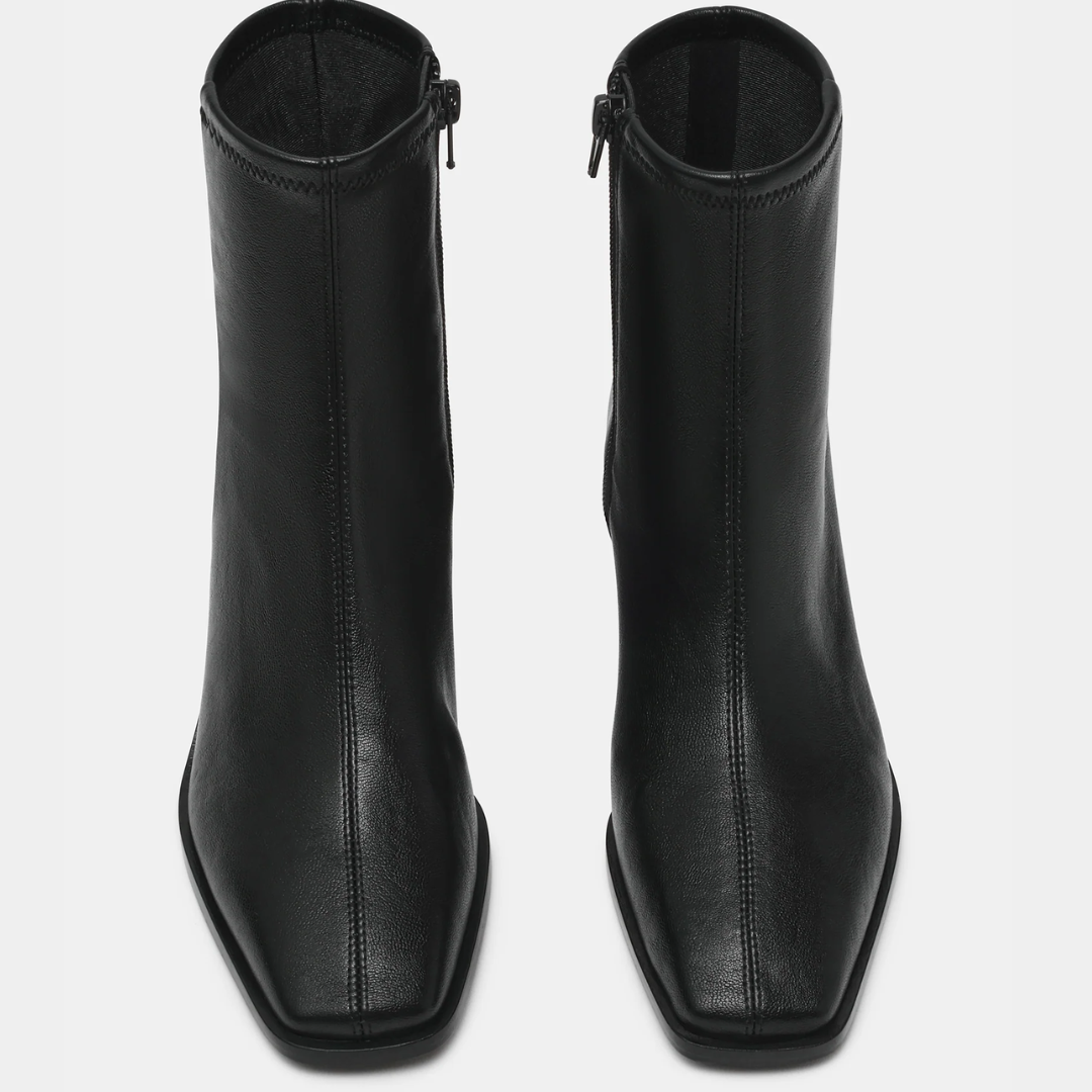 Eralyn Black Block Heel Boot