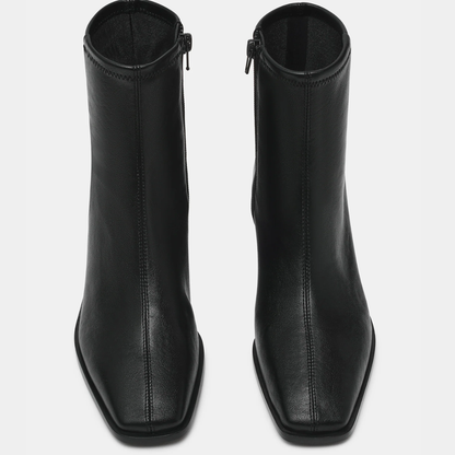 Eralyn Black Block Heel Boot