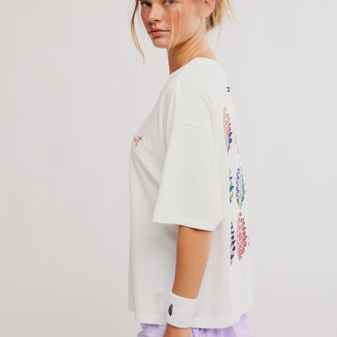 FP Movement - Printed Tackle Tee: White