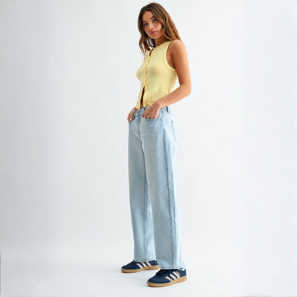 Izzy Relaxed Straight Barrel Jean