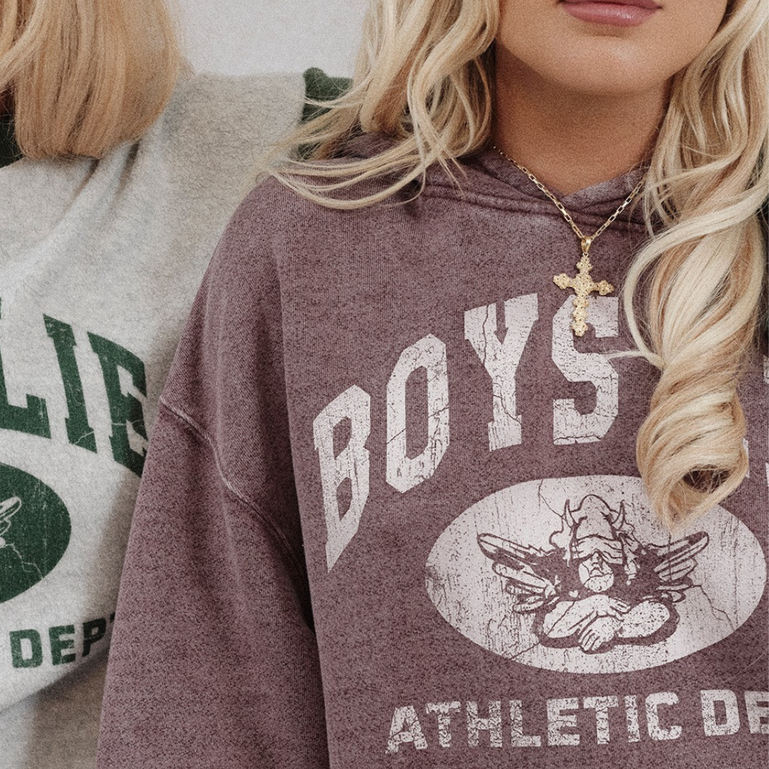 BOYS LIE - BOYS LIE ATHLETICS RACER HOODIE