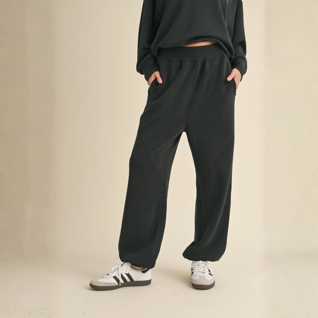 Zada Super Soft Jogger Pants: Black