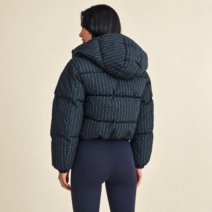 Joan Plaid Puffer Jacket