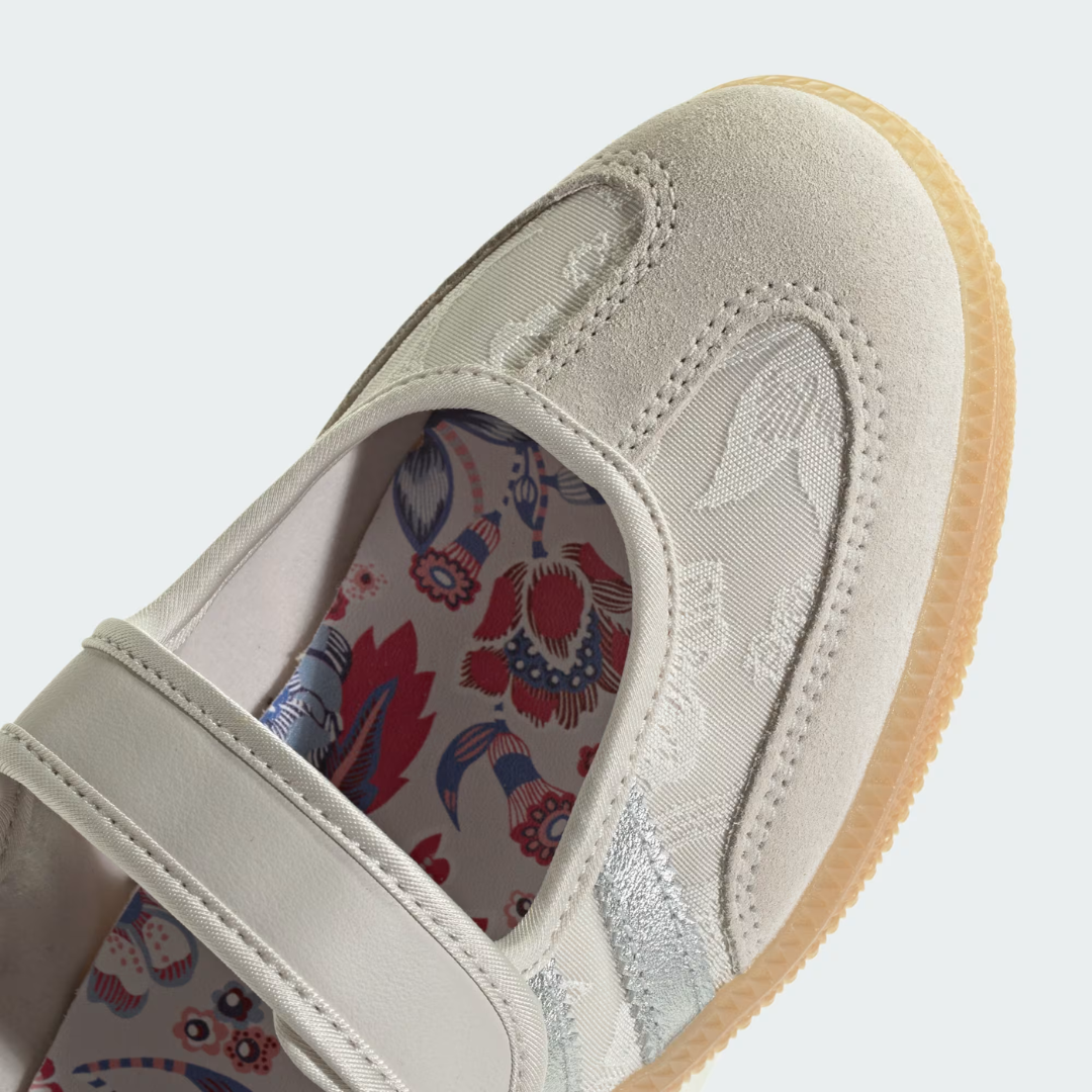 adidas Samba Jane Liberty London Chalk Pearl Silver Women's