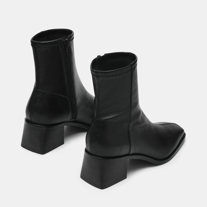 Eralyn Black Block Heel Boot