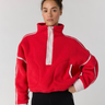 FP Movement - Mountain High Half-Zip Fleece: Candy Apple