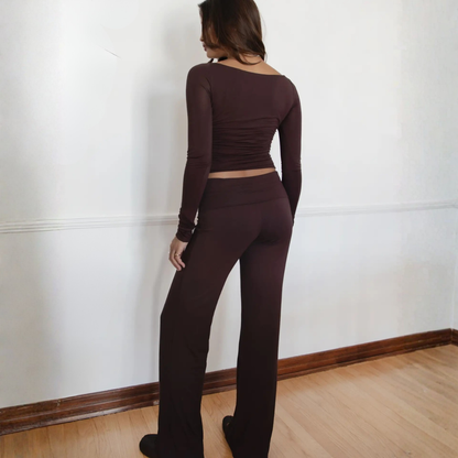 The Off Duty Lounge Pant: Espresso