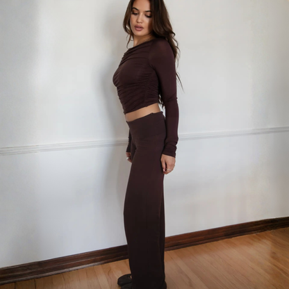 The Off Duty Lounge Pant: Espresso