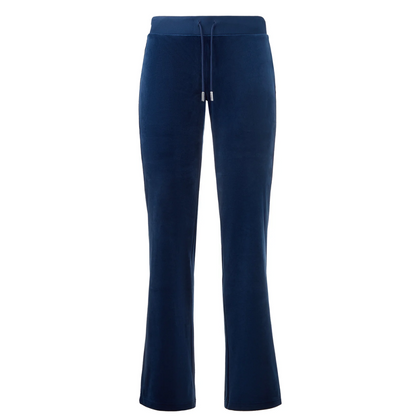 Juicy Couture - OG Big Bling Velour Track Pants: Royal Blue