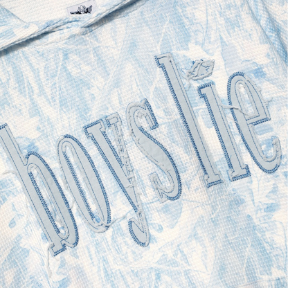 BOYS LIE – BLUE MANHUNT RACER HOODIE