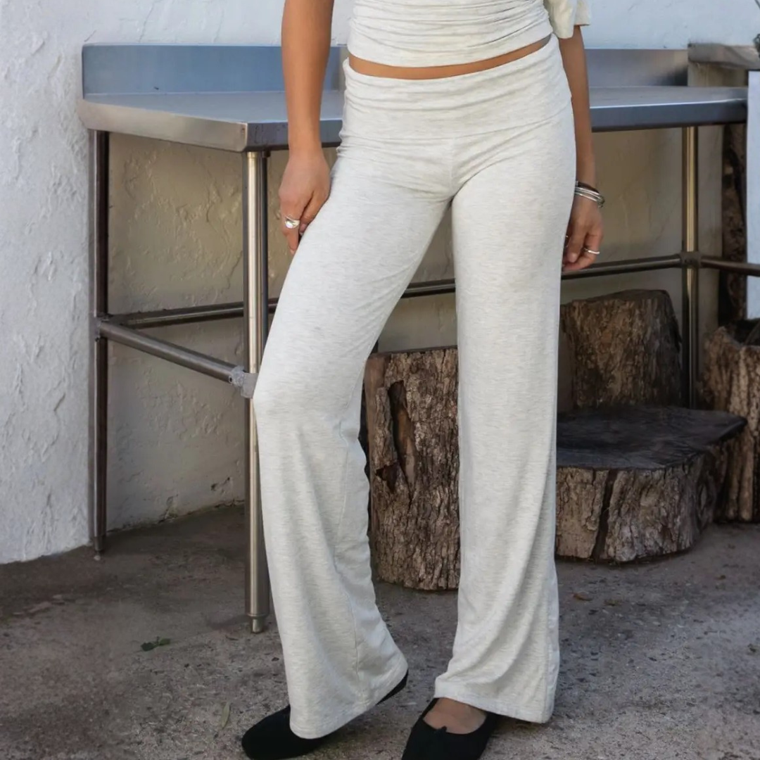 The Off Duty Lounge Pant: Soft Heather Ivory