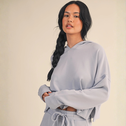 Felicity Super Soft Hoodie: Dusty Blue