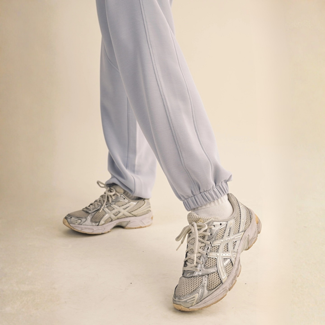 Zada Super Soft Jogger Pants: Dusty Blue