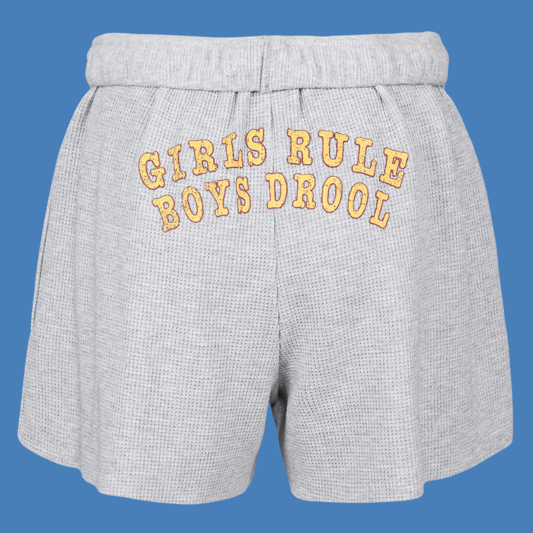 BOYS LIE - GIRLS RULE BOYS DROOL BASIC SHORT