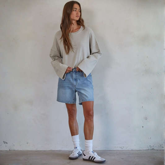 The Sofia Baggy Denim Short