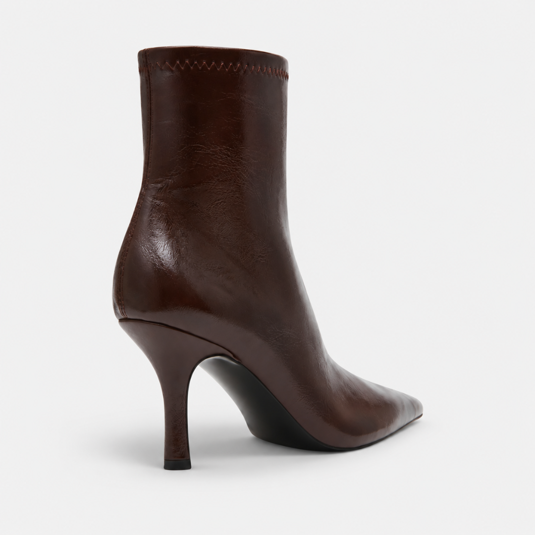 Tashey Burgundy Leather Boots