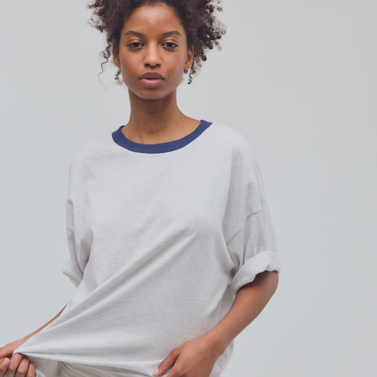 FP Movement - Tackle Tee: White Heather Grey