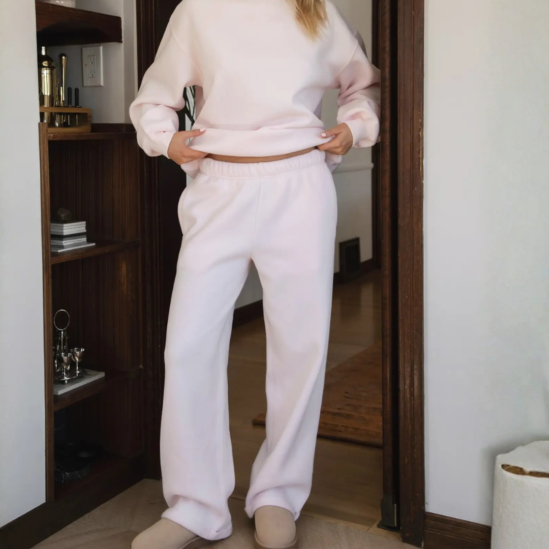The Off Duty Sweatpant: Rosewater