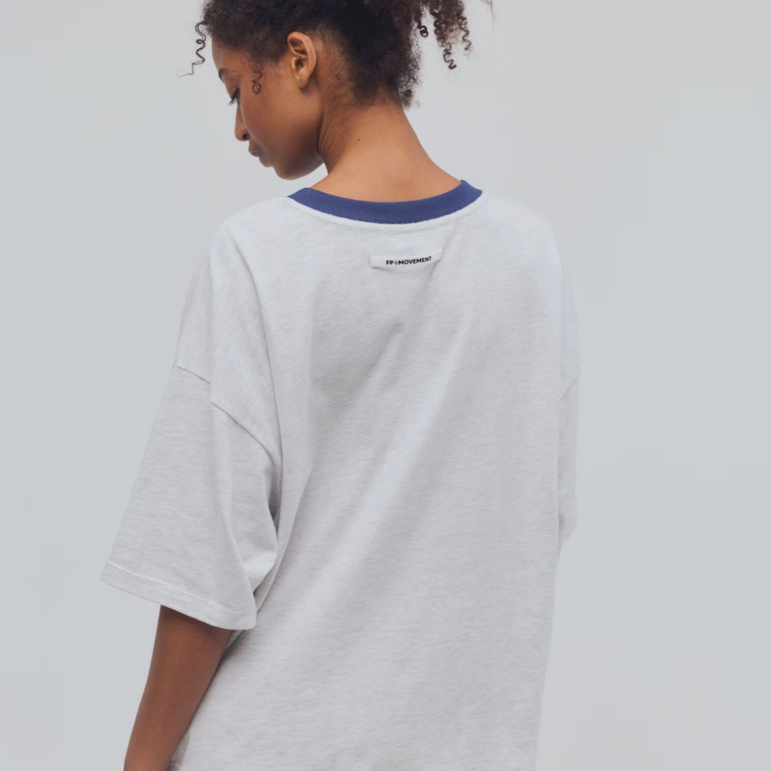 FP Movement - Tackle Tee: White Heather Grey