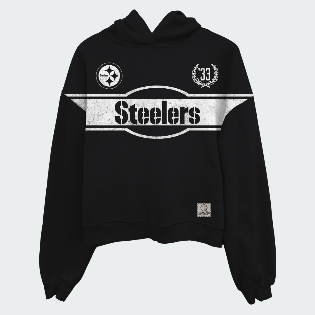 Steelers Oversized Cropped Hoodie