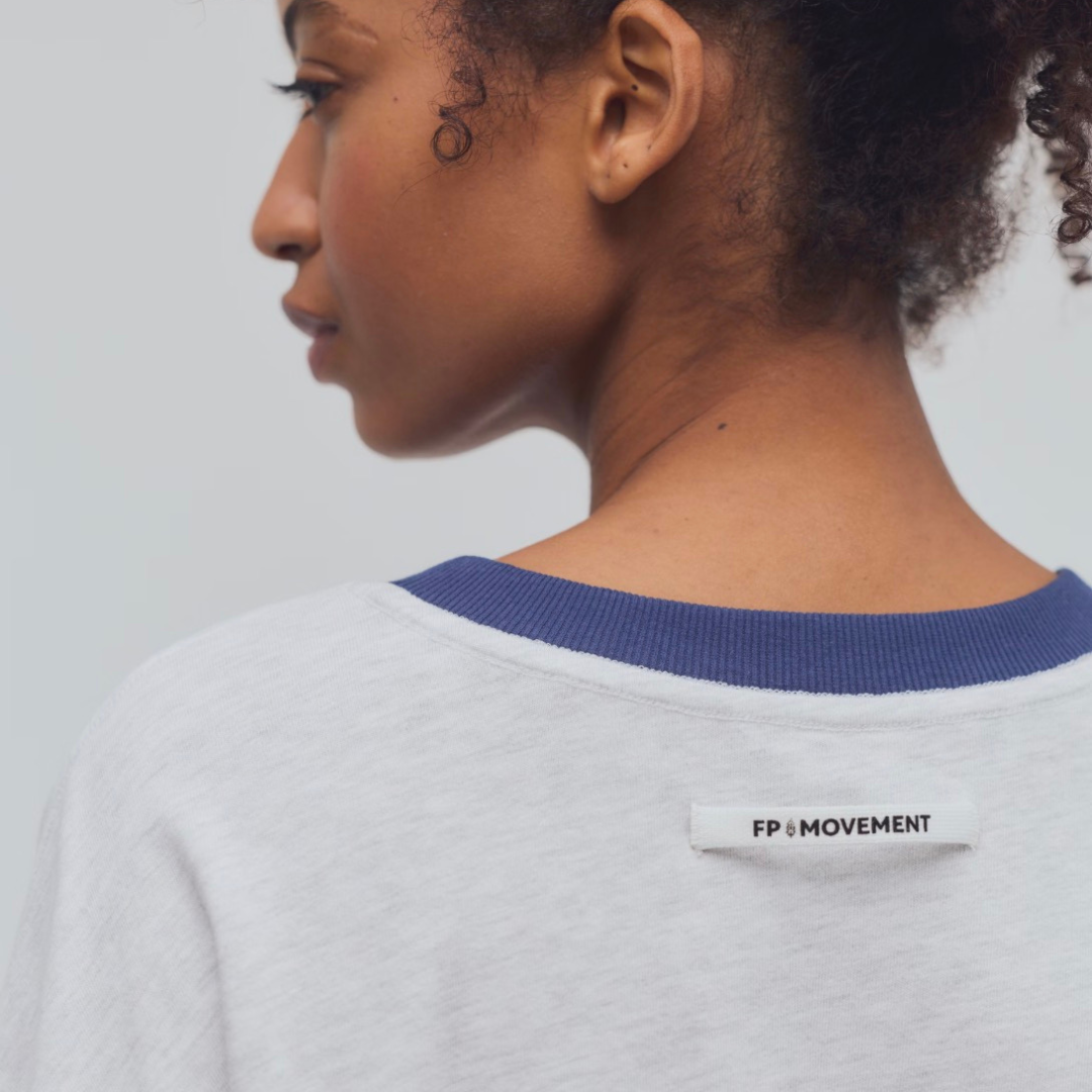 FP Movement - Tackle Tee: White Heather Grey