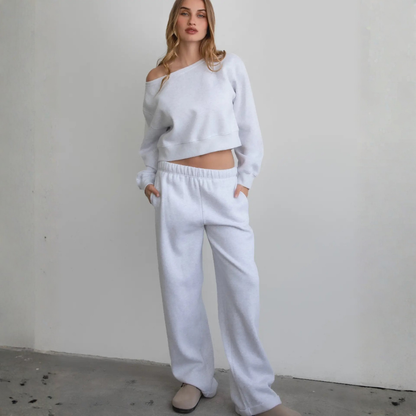 The Off Duty Sweatpant: Heather Grey